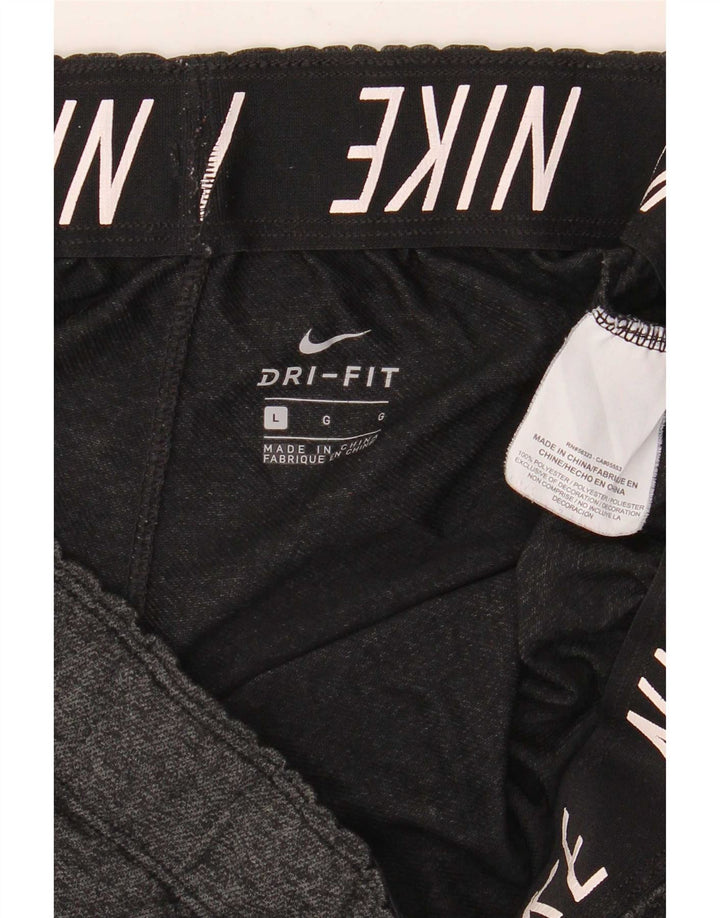 Męskie spodenki sportowe Nike Dri Fit, duże, szare, z poliestru