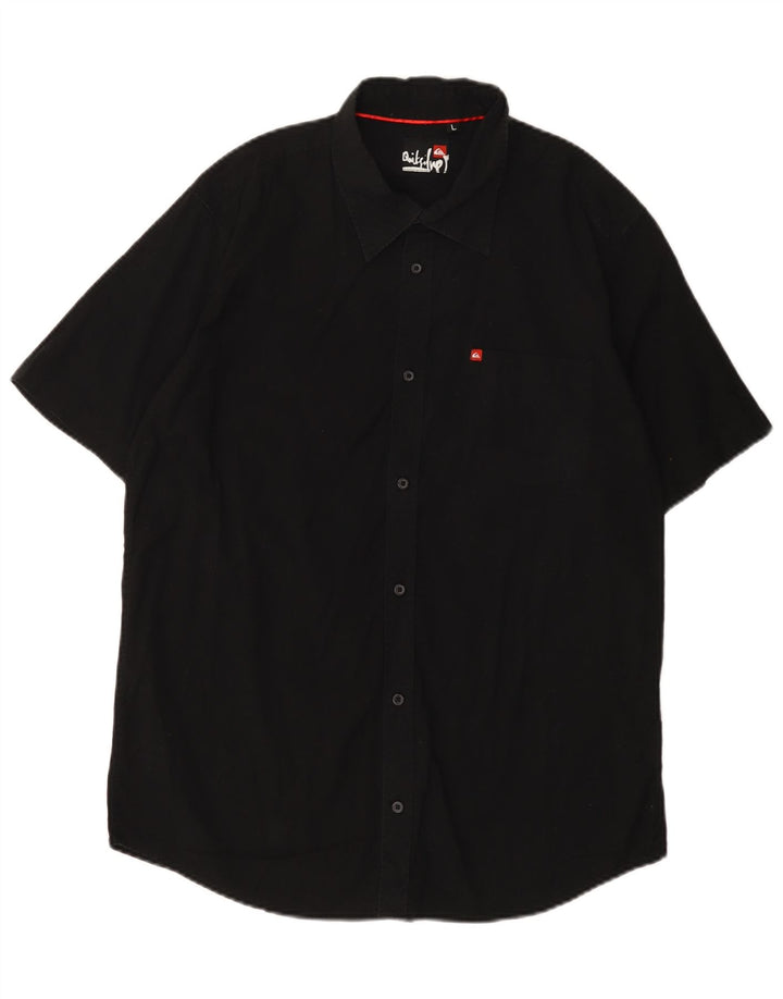 Męska koszula z krótkim rękawem Quiksilver, duża, czarna