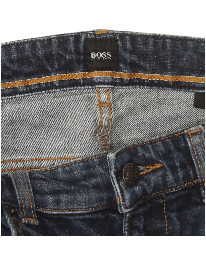 Męskie dżinsy Hugo Boss W32 L33 granatowe