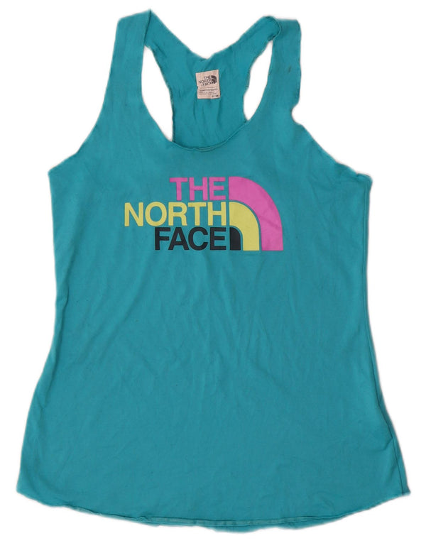 Damska kamizelka z grafiką The North Face UK 12, średni niebieski poliester
