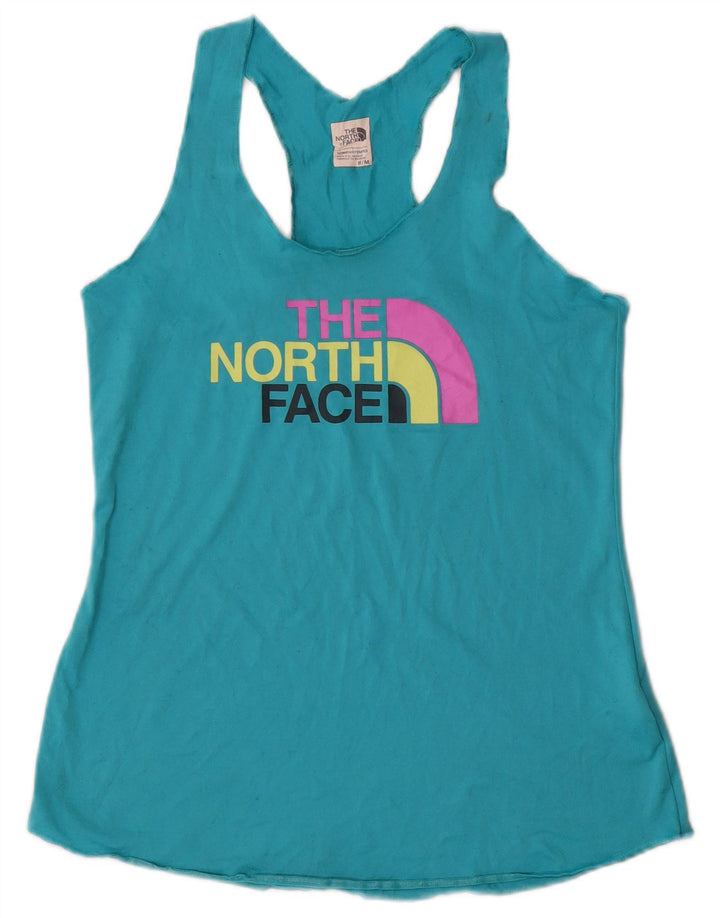 Damska kamizelka z grafiką The North Face UK 12, średni niebieski poliester