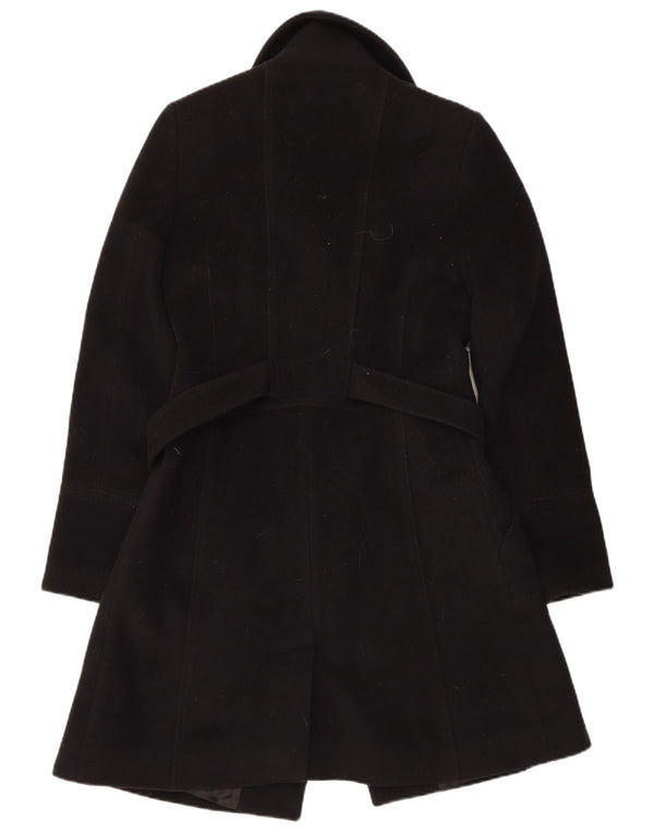 Reiss damski płaszcz oversize UK 10 Small Black Wool