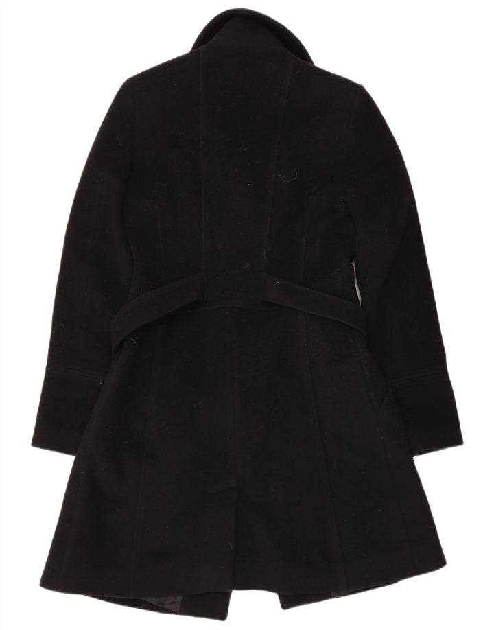 Reiss damski płaszcz oversize UK 10 Small Black Wool