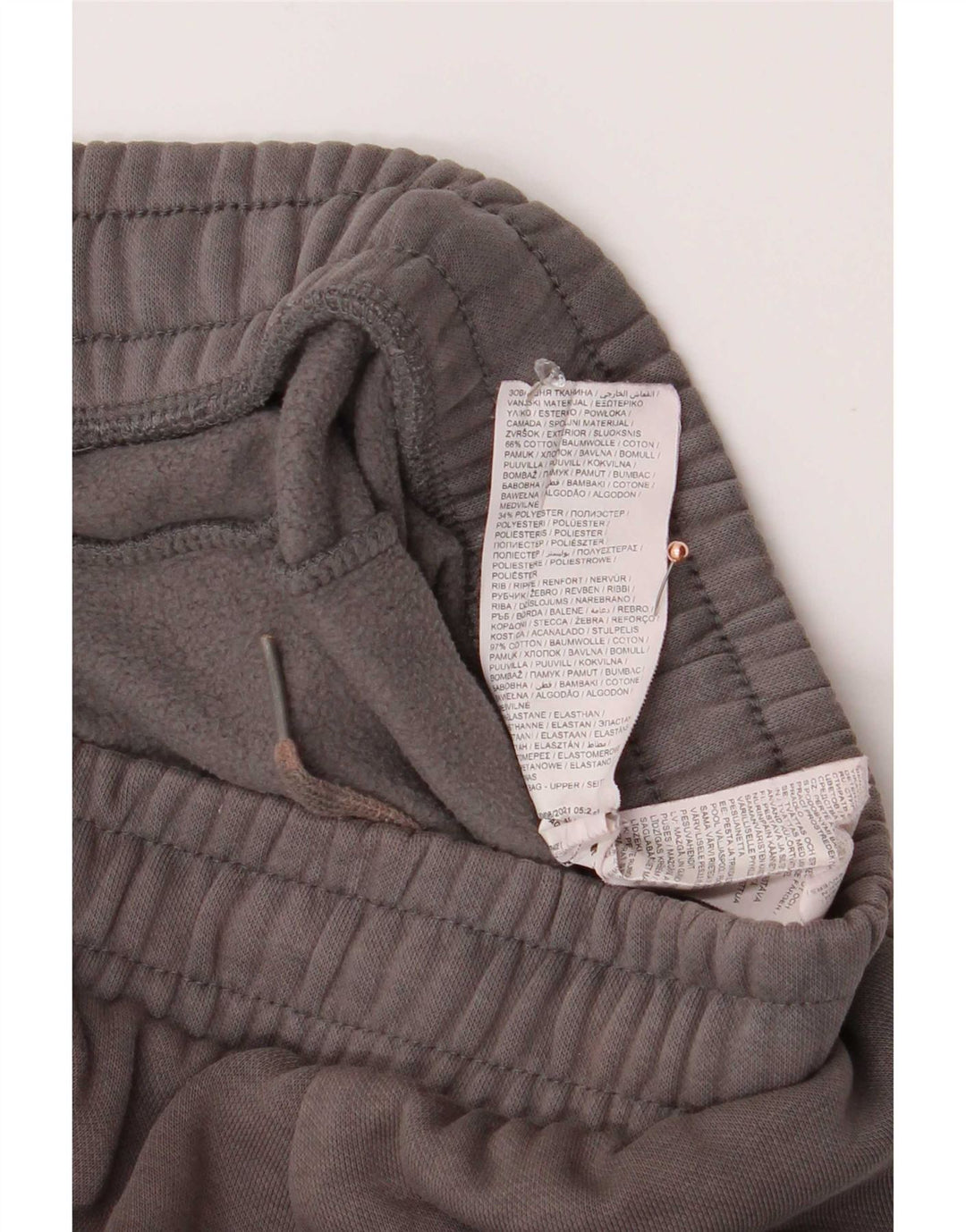 Męskie spodnie dresowe Puma Joggers, średnioszare, bawełniane