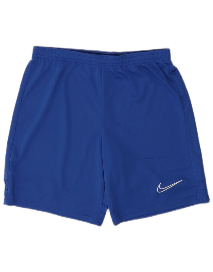 Męskie spodenki sportowe NIKE Dri Fit, średnioniebieskie, poliestrowe