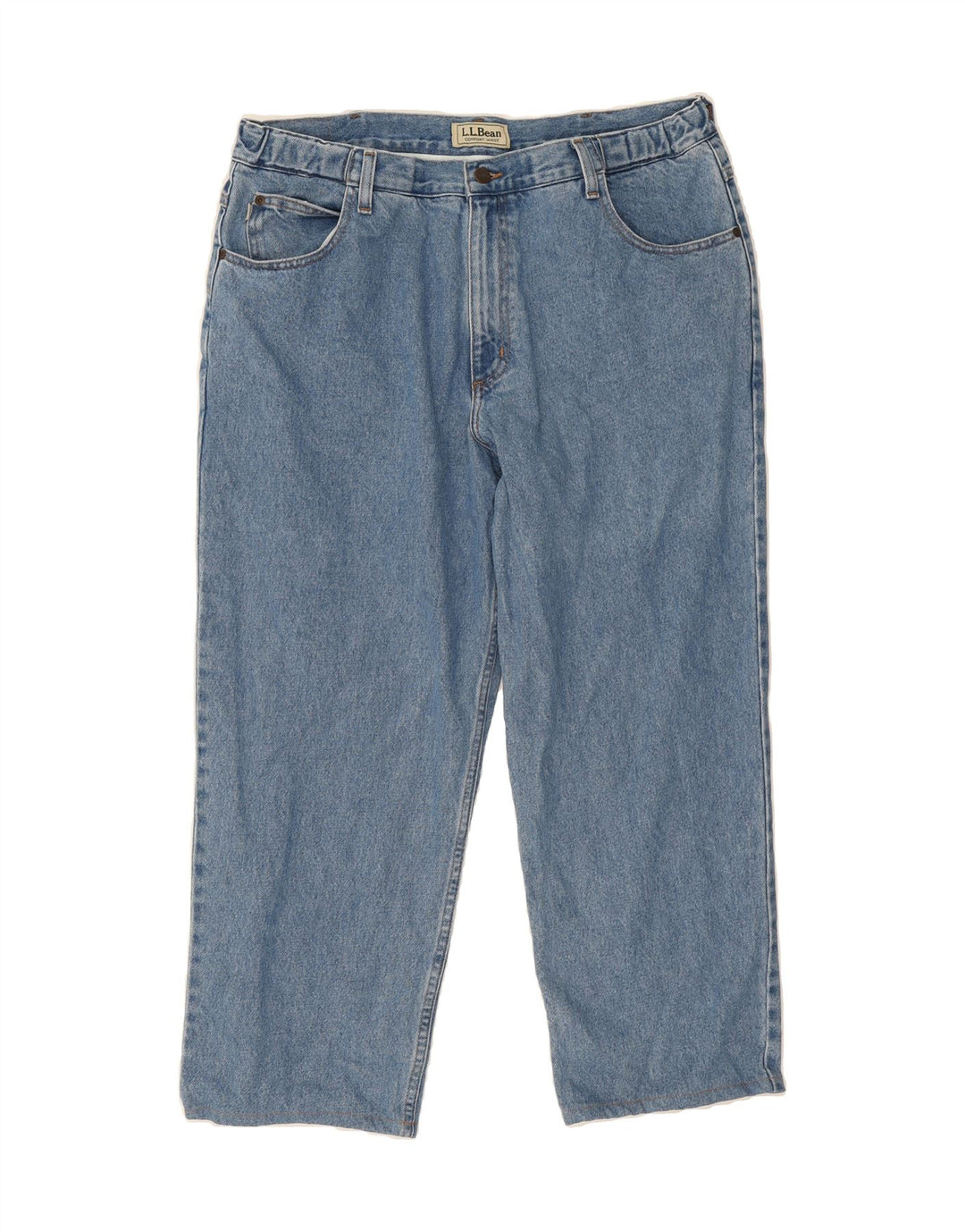 L.L.BEAN Mens Straight Jeans W38 L29 Blue Cotton Vintage L.L.Bean and Second-Hand L.L.Bean from Messina Hembry 