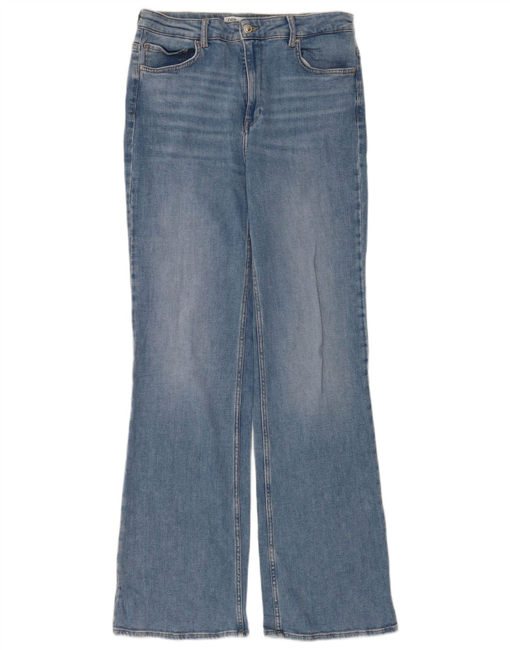 Damskie jeansy Bootcut Zara EU 42 Large W32 L34 Niebieskie bawełniane