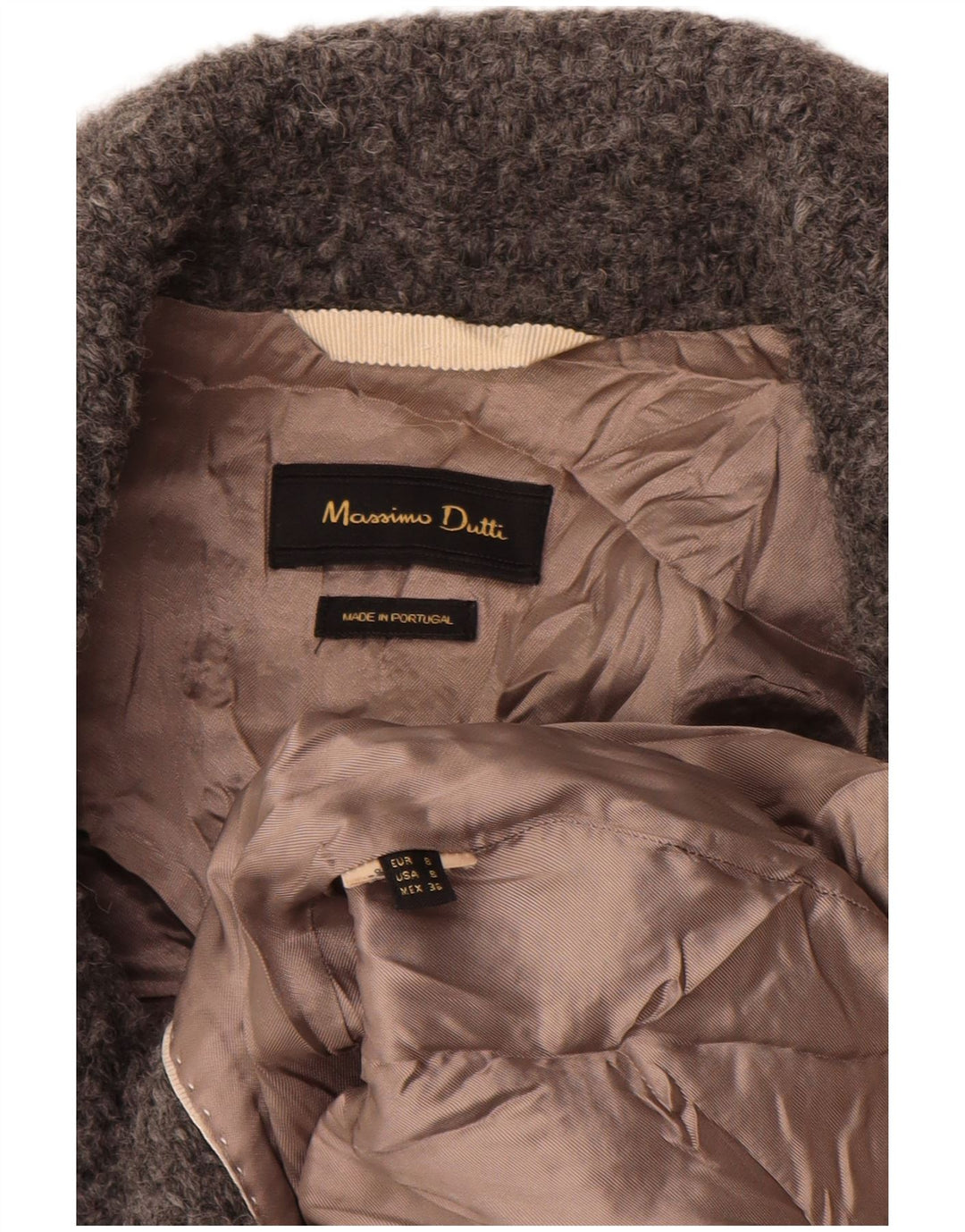 Płaszcz damski Massimo Dutti Oversize UK 10 Small Grey