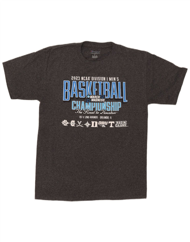 Męski T-shirt Champion z grafiką, średni szary