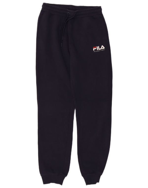 Męskie spodnie dresowe Fila Joggers Small Granatowe, bawełniane