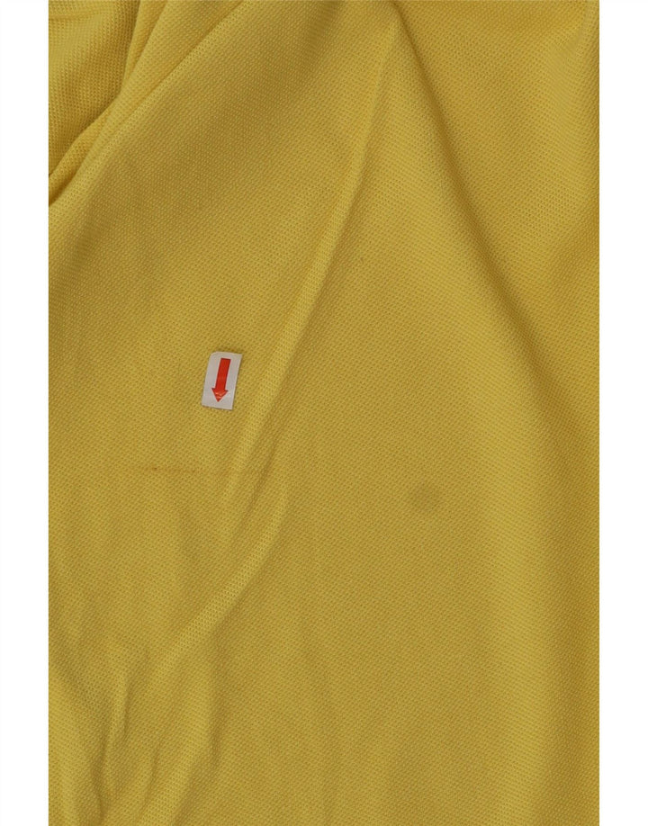 LACOSTE Mens Polo Shirt Size 6 XL Yellow Cotton Vintage Lacoste and Second-Hand Lacoste from Messina Hembry 