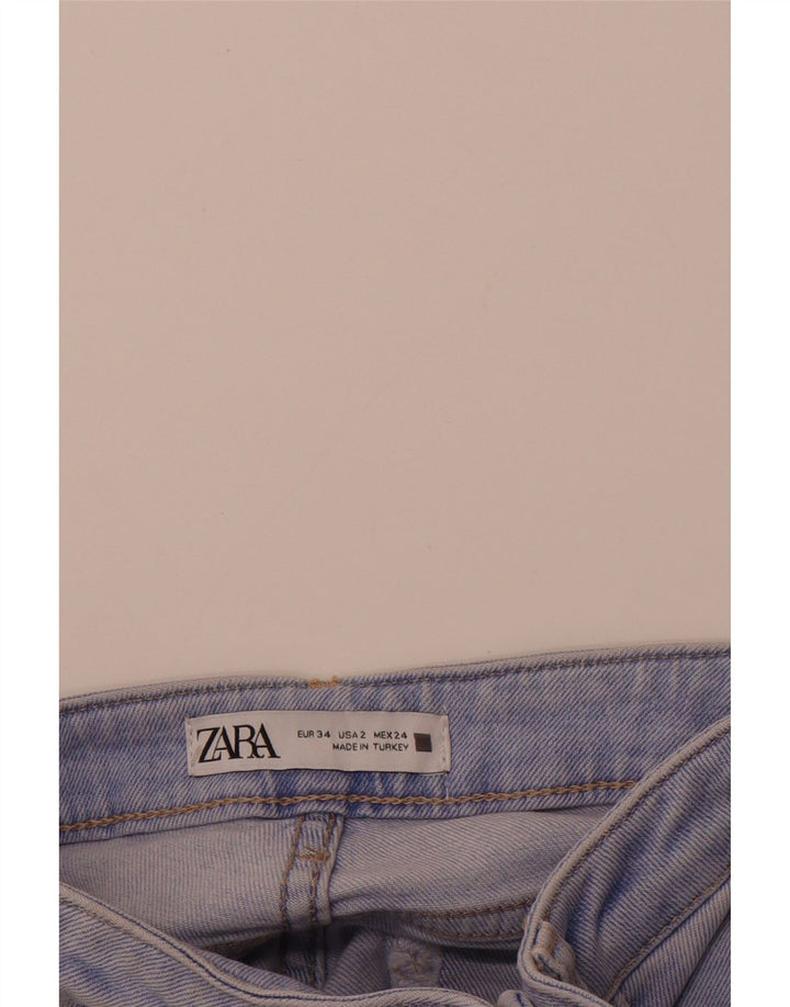 ZARA Womens Slim Jeans EU 34 2XS W24 L31 Blue