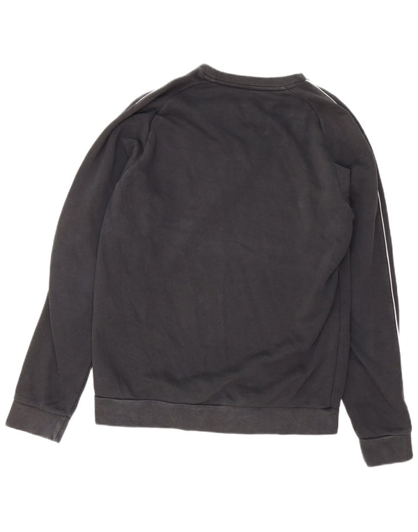 Adidas Męska Bluza Sweter Średni Czarny Bawełna