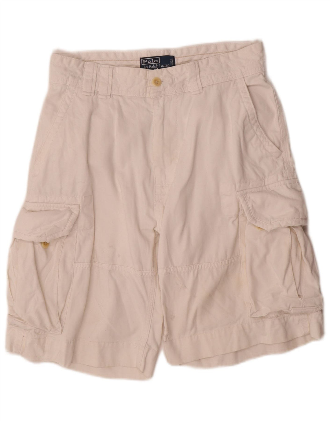 Męskie spodenki cargo Polo Ralph Lauren W30 Średniobiała bawełna