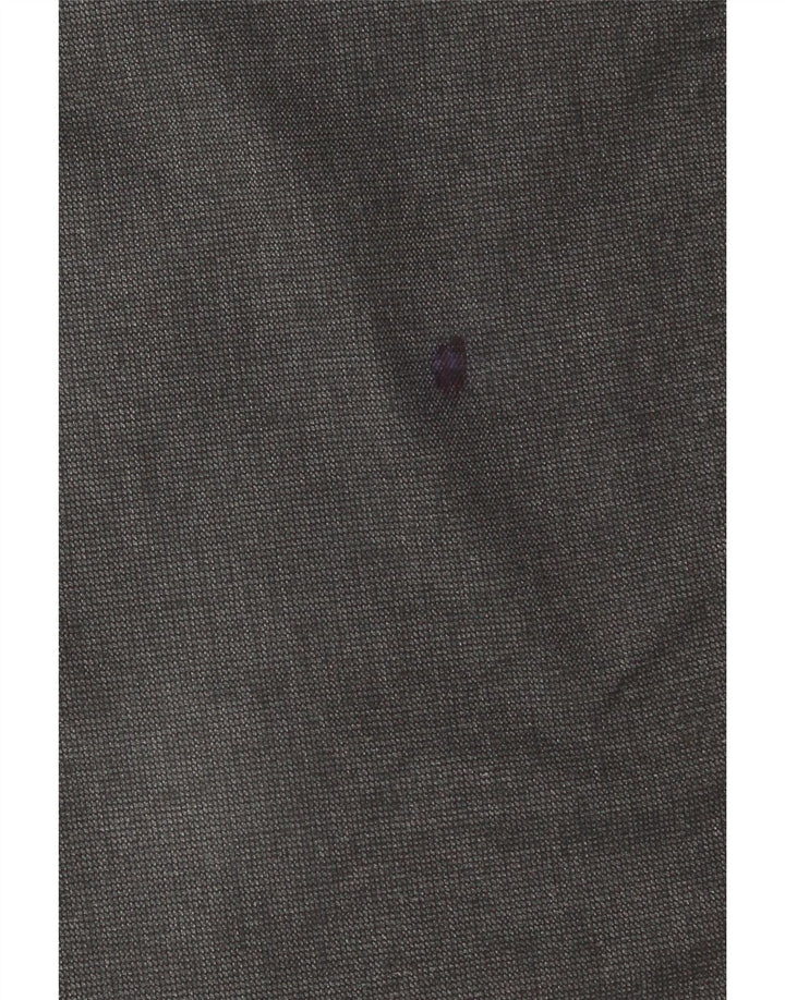 Męskie proste spodnie codzienne Trussardi W35 L30 szare
