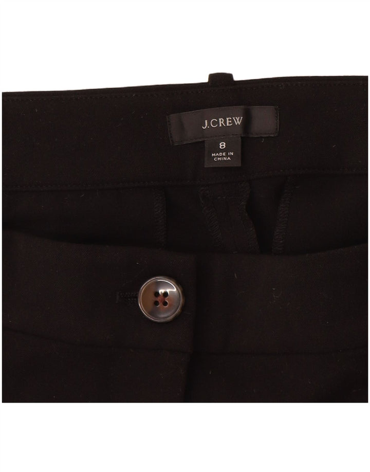 Damskie spodnie chino J. CREW US 8 Medium W28 L27 Czarny poliester