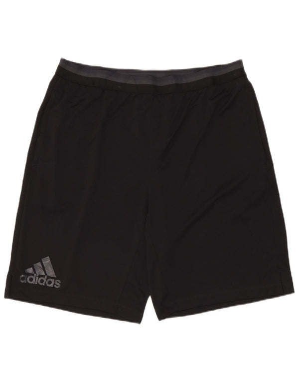 Męskie spodenki sportowe Adidas XL, czarne, poliestrowe