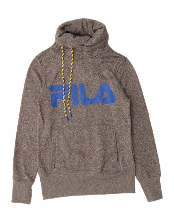 Damska bluza z grafiką Fila, UK 10, mała szara