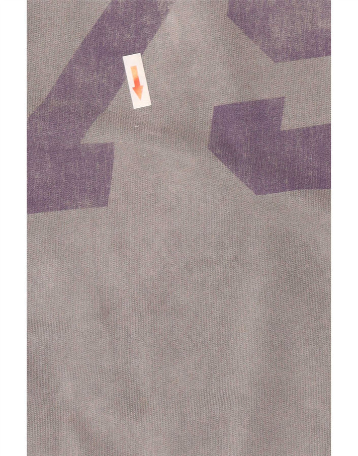 Męska bluza z grafiką Zara, duża, szara, bawełniana