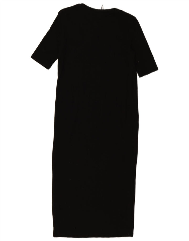 Damska sukienka maxi Zara UK 8, mała, czarna, z poliestru