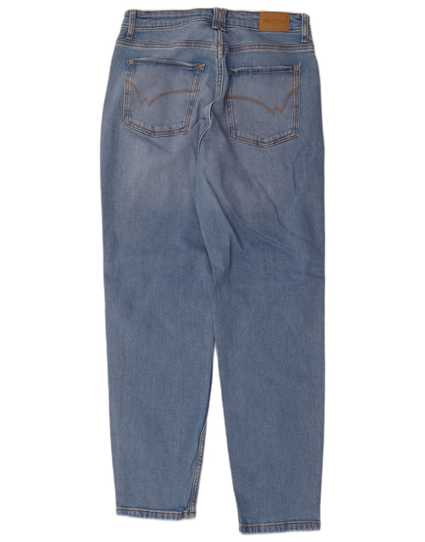 Damskie jeansy White Stuff Weekend Tapered UK 10 Small W30 L29 Niebieskie bawełniane