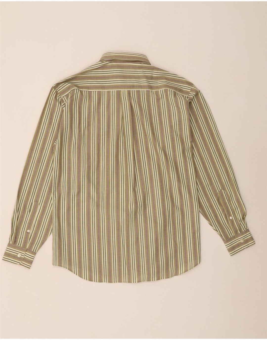 Koszula męska w stylu vintage, średnie khaki w paski