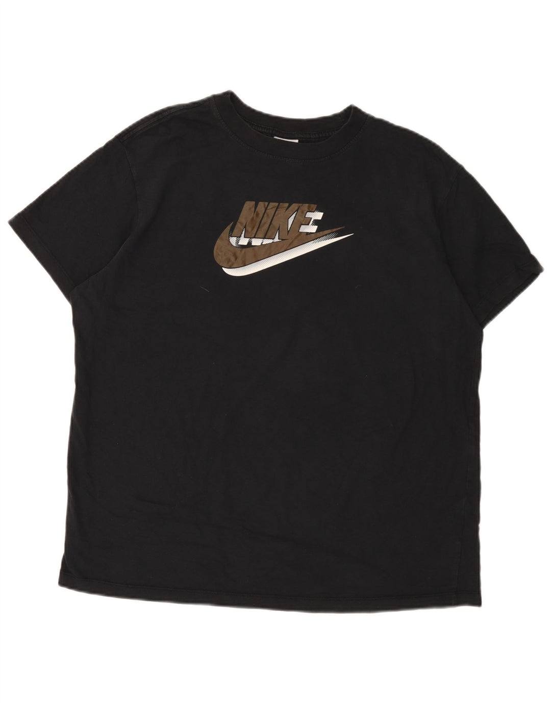 Męska koszulka oversize z grafiką Nike, średnia czarna, bawełniana