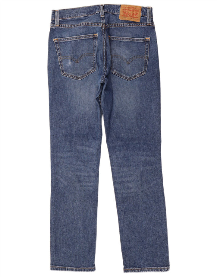 Męskie jeansy Levi's 511 Slim W30 L30 Niebieska bawełna