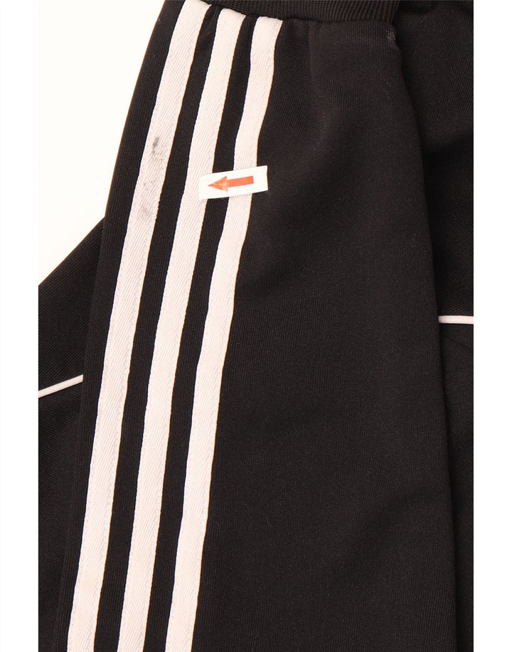 Adidas Męska bluza dresowa, mała, czarna, poliestrowa