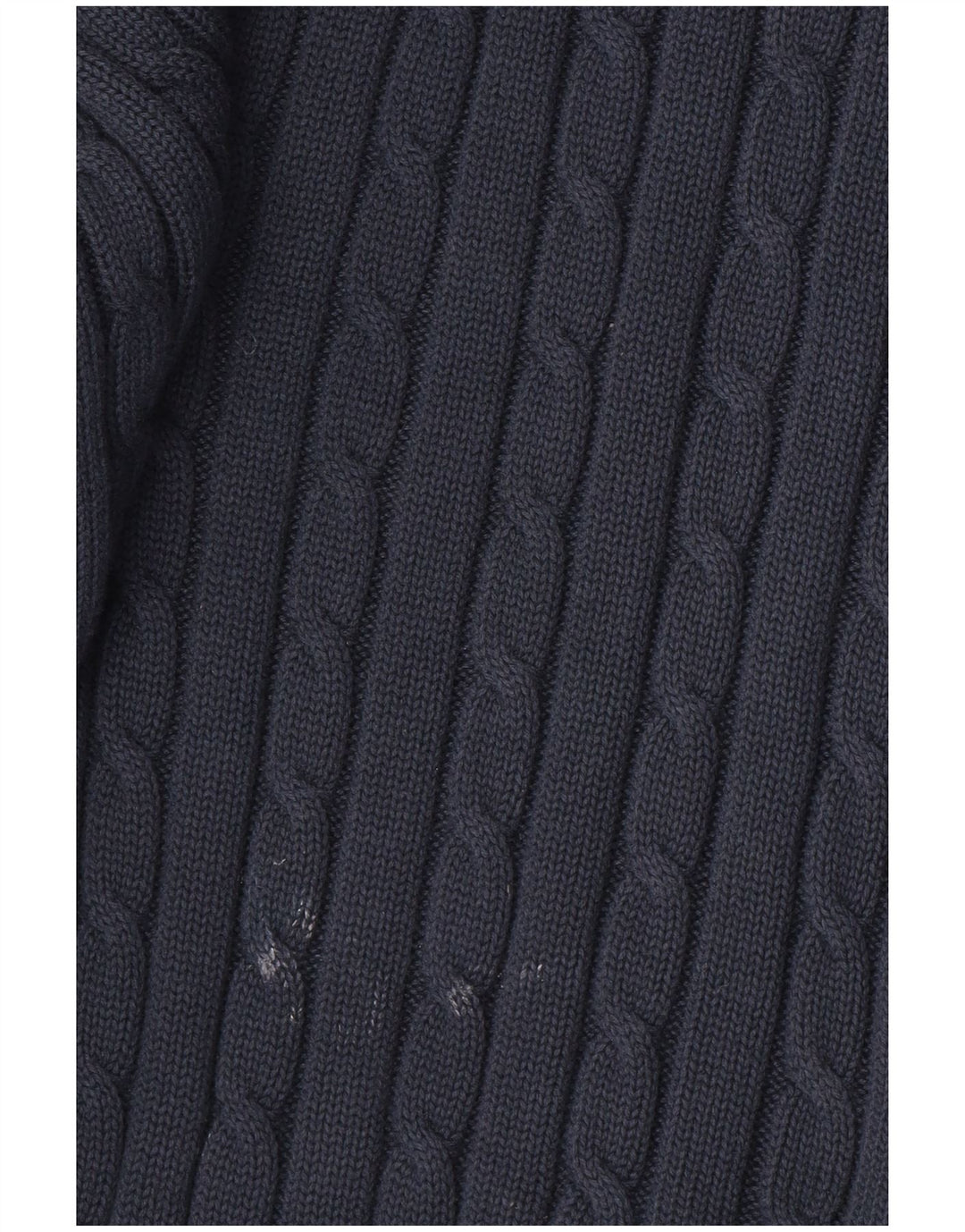 Męski sweter z okrągłym dekoltem TOMMY HILFIGER w kolorze średniego granatu