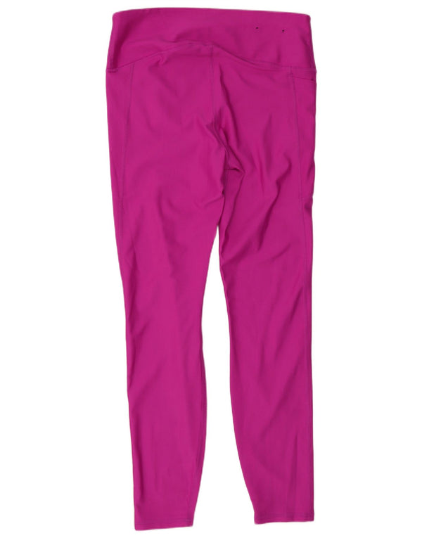 Legginsy damskie Under Armour UK 14, duże, fioletowe, poliestrowe