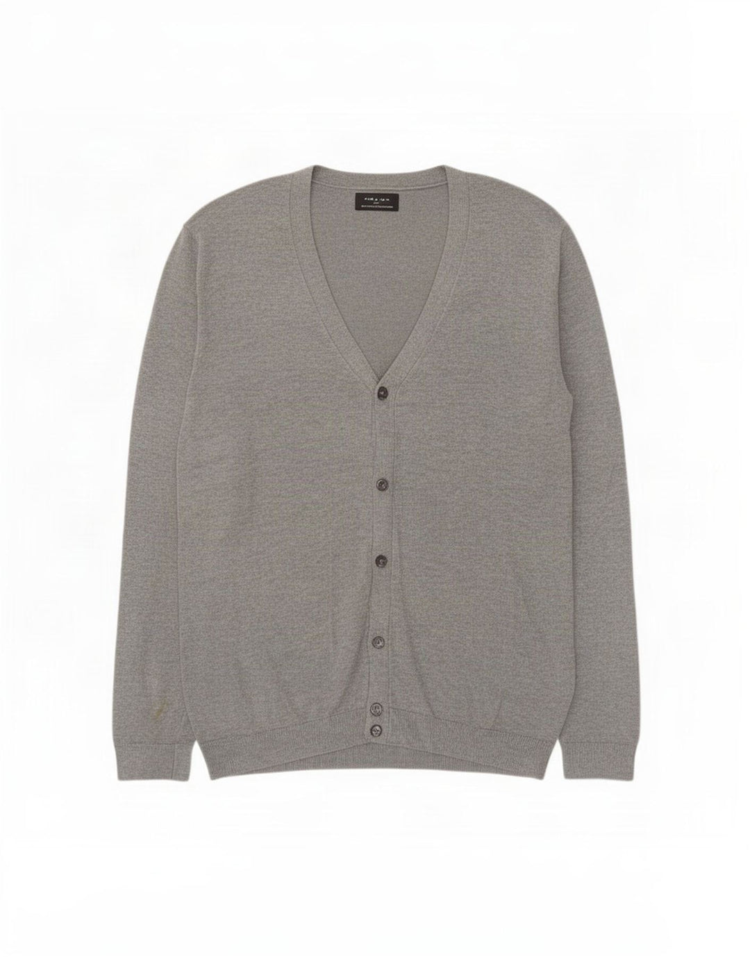 Męski sweter Zara, duży, szary, nakrapiany