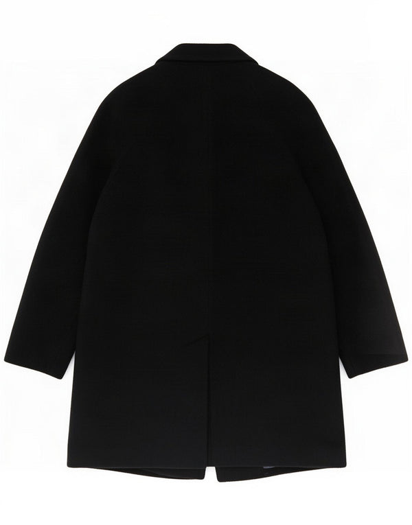 Phase Eight Womens Oversized Double Breasted Coat UK 14 Large Navy Blue