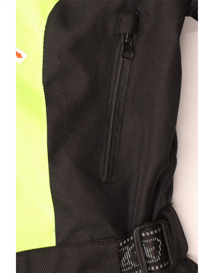 Męska kurtka bomberka VINTAGE Graphic Moto Racer UK 44 2XL w kolorze zielonym