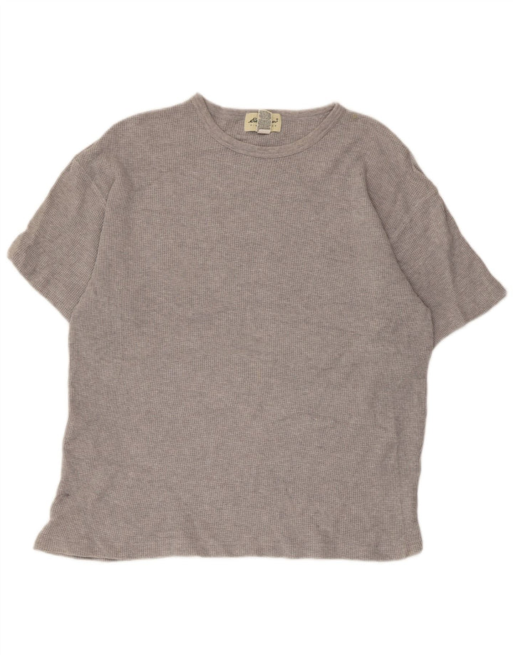 T-shirt męski EDDIE BAUER, średnioszary, bawełniany