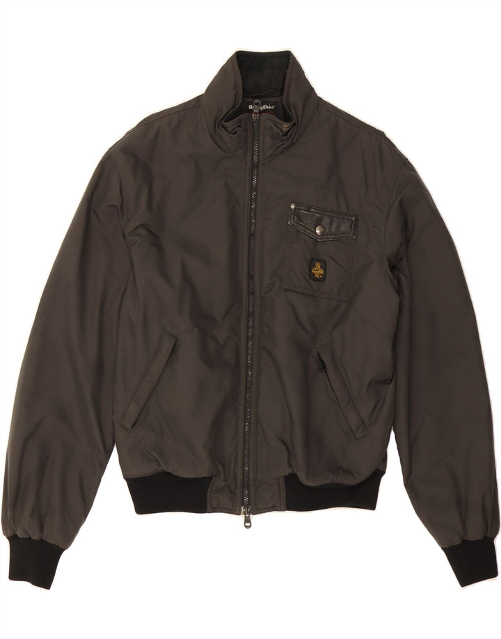 REFRIGIWEAR Mens Rain Jacket UK 40 Large Grey Nylon Vintage Refrigiwear and Second-Hand Refrigiwear from Messina Hembry 