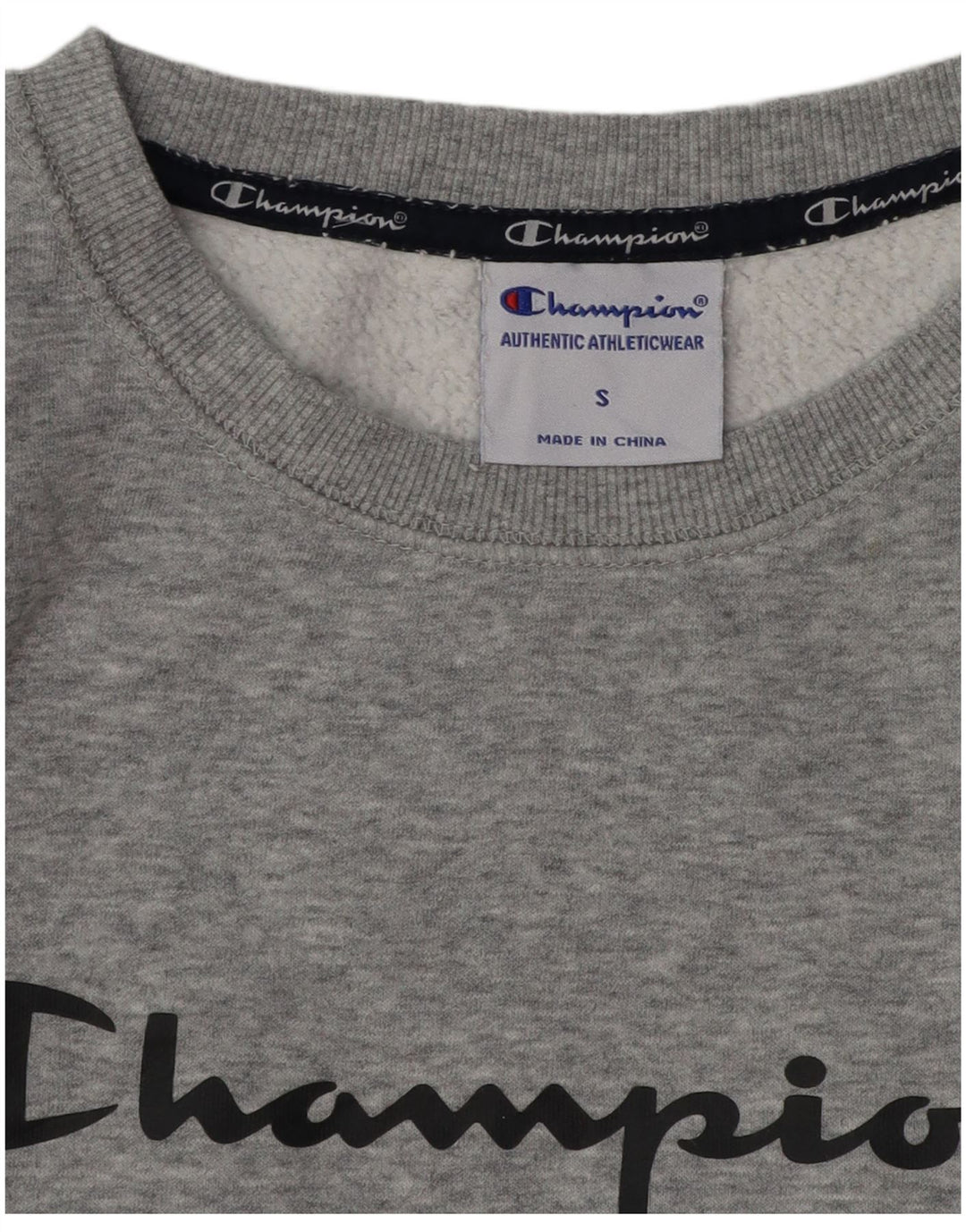 Damska bluza Champion Graphic Jumper UK 10 Small Grey Flecked