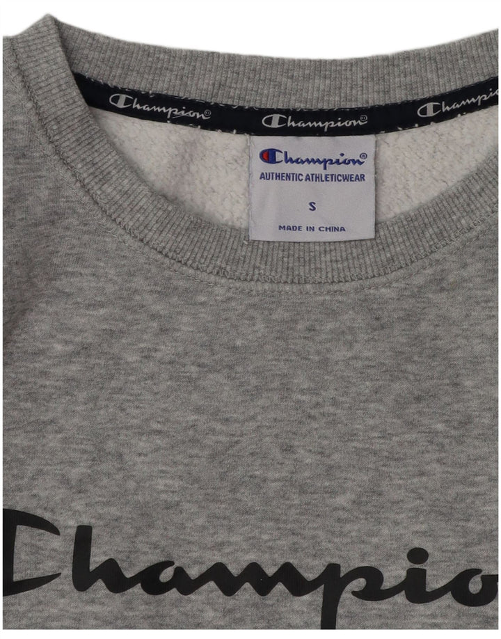 Damska bluza Champion Graphic Jumper UK 10 Small Grey Flecked