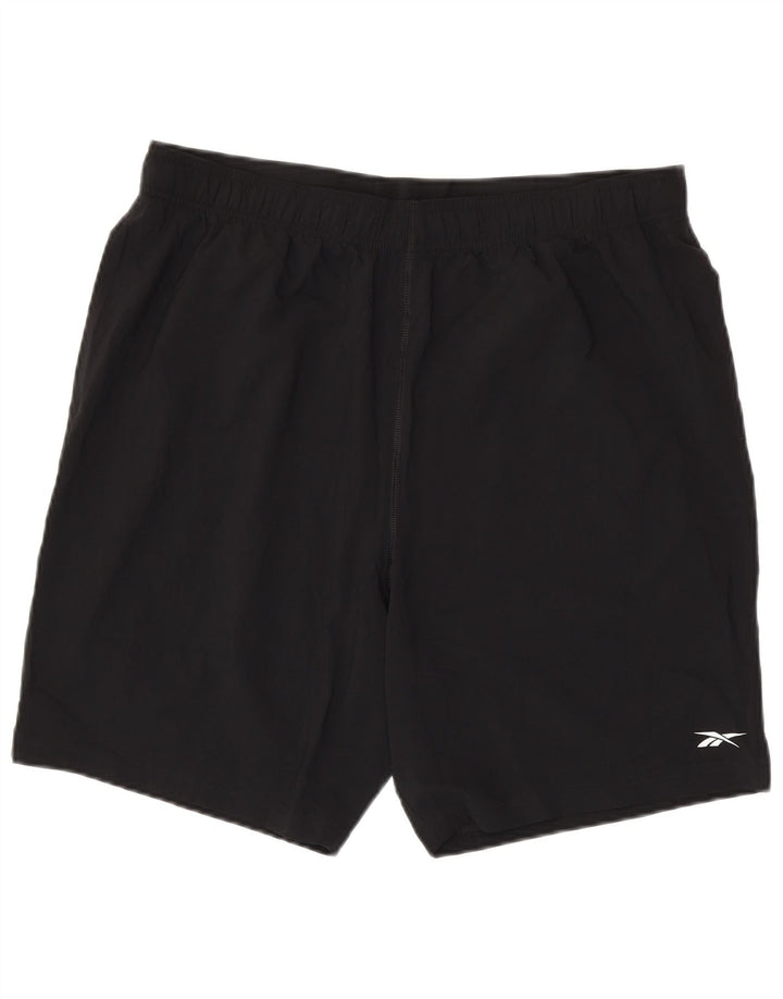 Męskie spodenki sportowe Reebok XL, czarny poliester