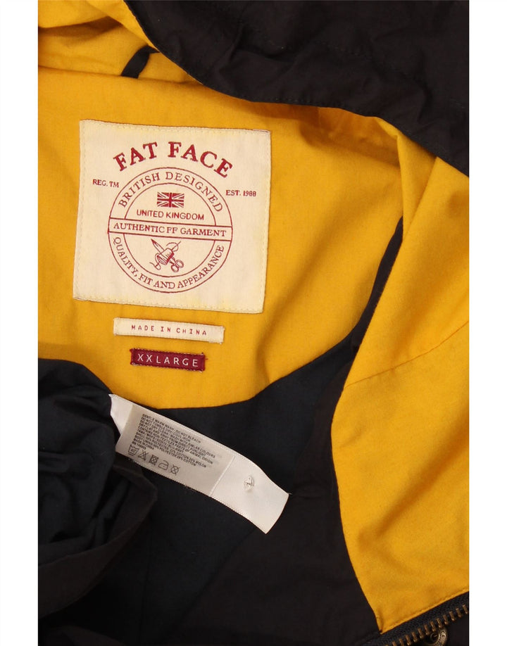 Męska kurtka z kapturem Fat Face UK 44 2XL Granatowy poliester