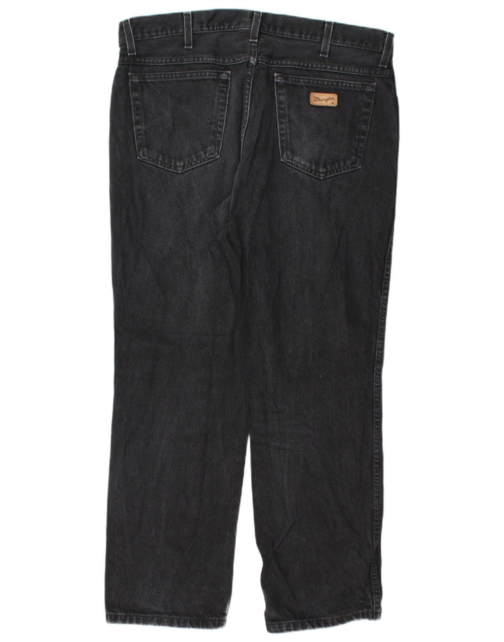 Męskie proste dżinsy WRANGLER W36 L30 szare