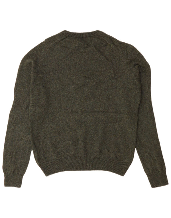 Marks & Spencer Damski sweter z okrągłym dekoltem, UK 14, średni zielony