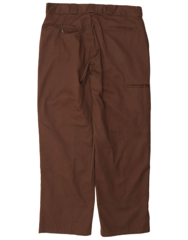 Męskie proste spodnie cargo Dickies W36 L31 Brązowy poliester