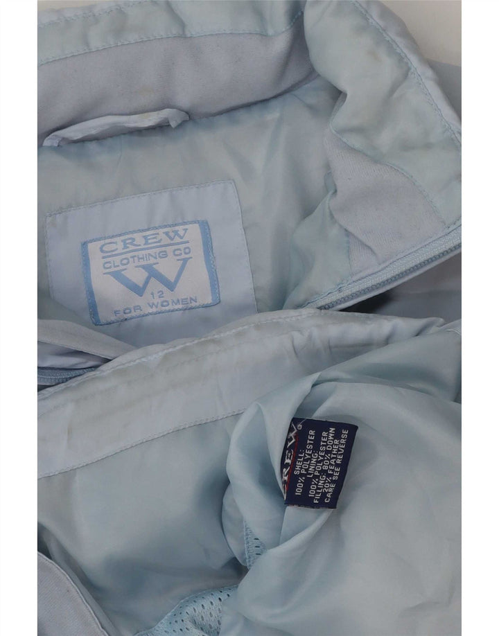 Damska ocieplana kurtka Crew Clothing UK 12, średni niebieski poliester