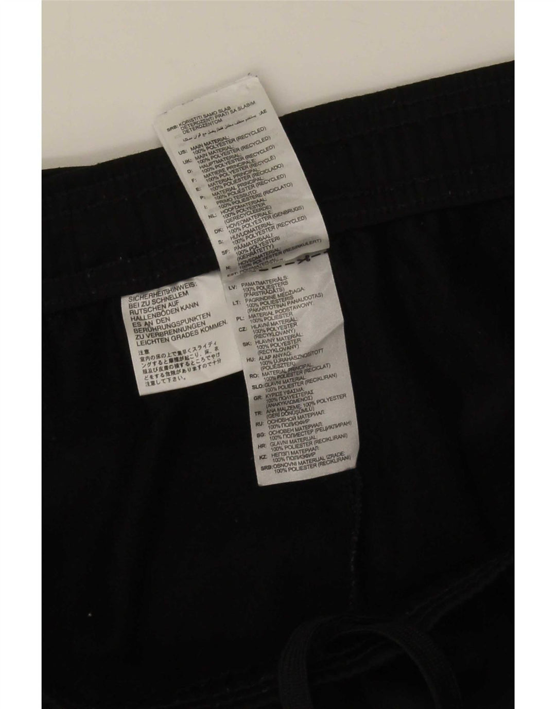 Adidas Męskie spodnie dresowe Joggery, duże, czarne, poliestrowe