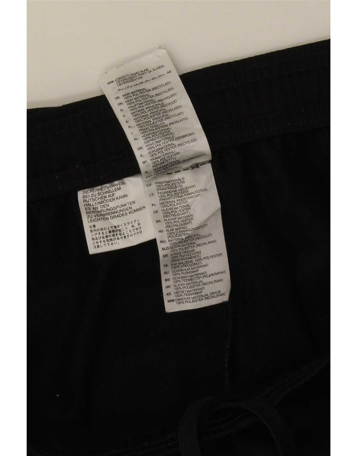 Adidas Męskie spodnie dresowe Joggery, duże, czarne, poliestrowe