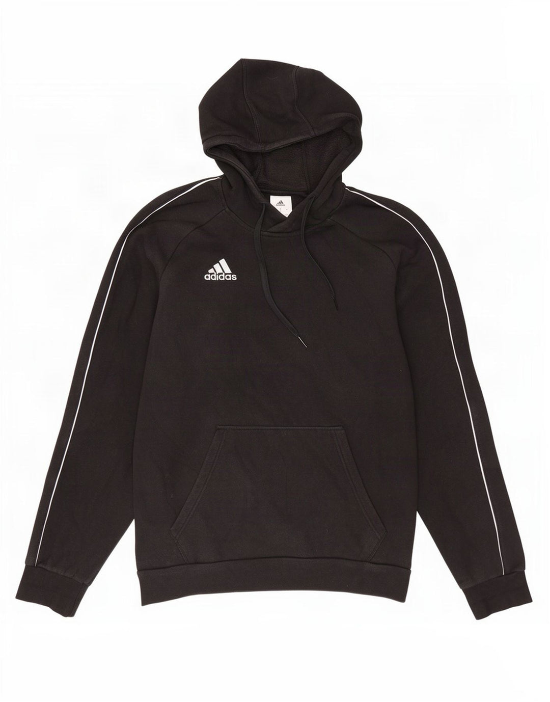 Męska bluza z kapturem Adidas, średnia czarna bawełna