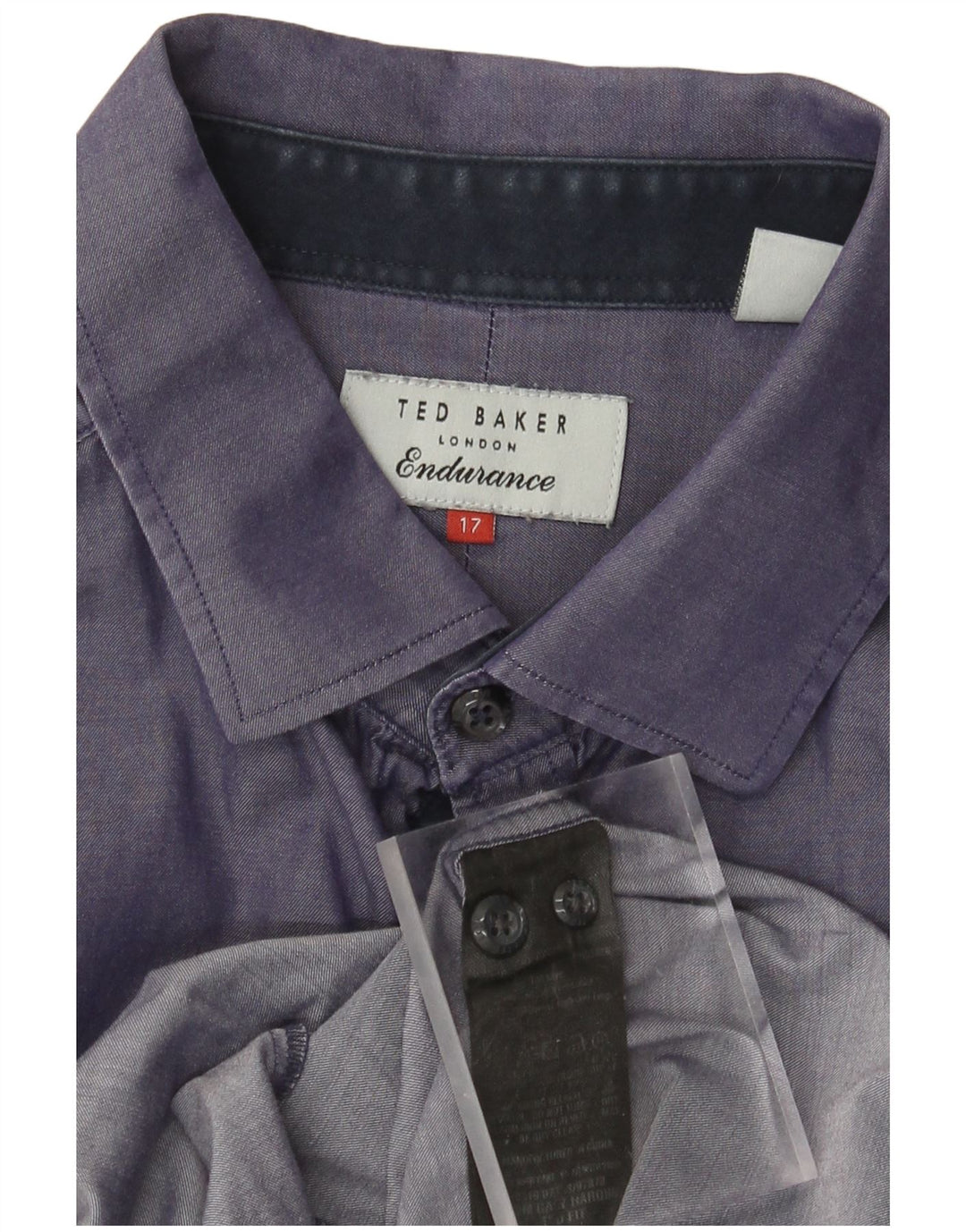 Koszula męska TED BAKER, rozmiar 17 XL, fioletowa, bawełniana