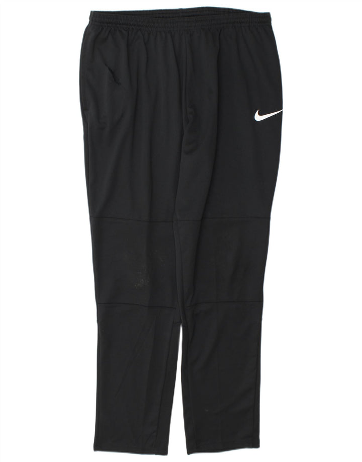 Męskie spodnie dresowe Nike Dri Fit XL, czarne, poliestrowe