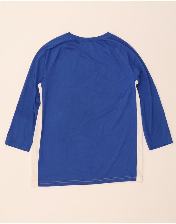 Damski top NIKE Dri Fit Graphic z rękawem 3/4, UK 18 XL, biały, z blokami kolorów